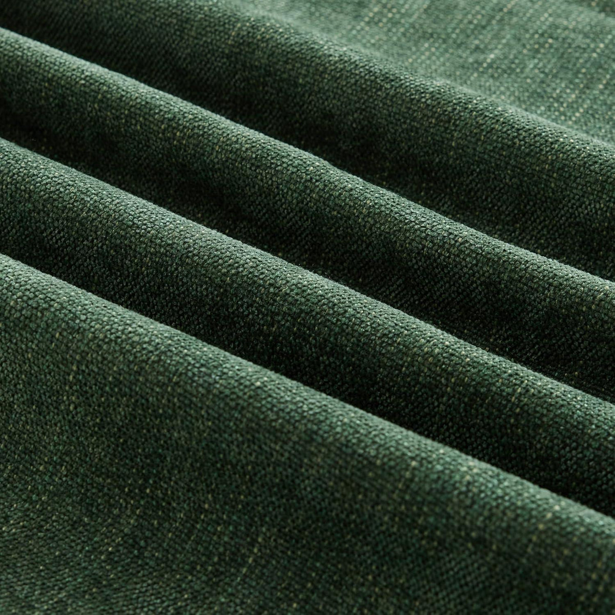 L-förmiges Sofa Mittelalter Stil, Grün, 2-Sitzer mit Rüschenschürze