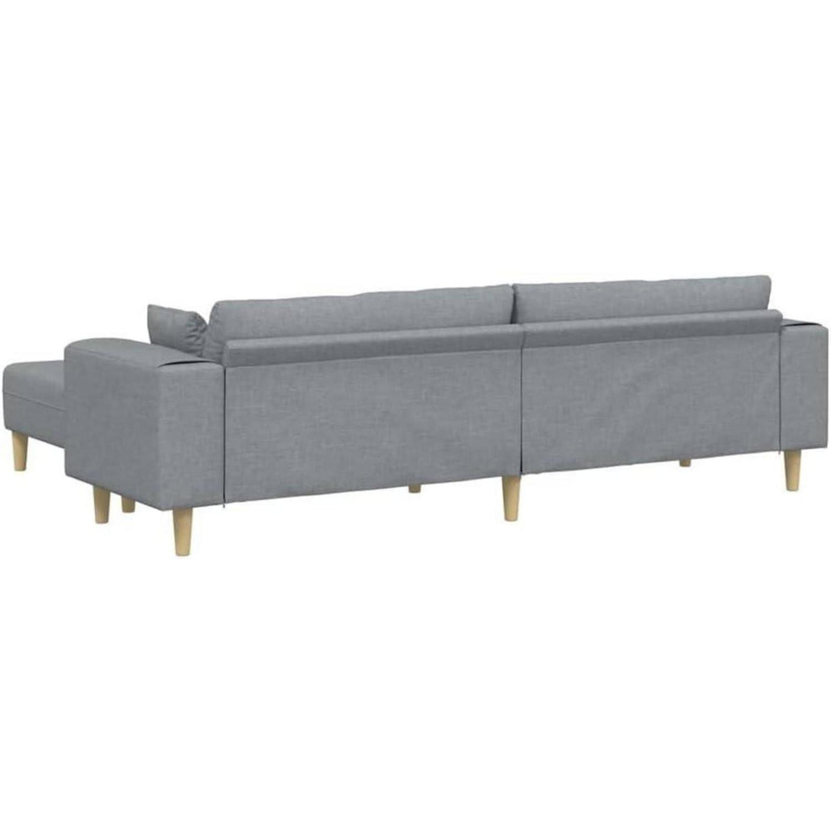 Ecksofa mit Schlaffunktion | Grau | 250x188x76 cm