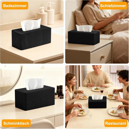 Taschentuchbox - Modern & Elegant für Wohnzimmer in Lederoptik