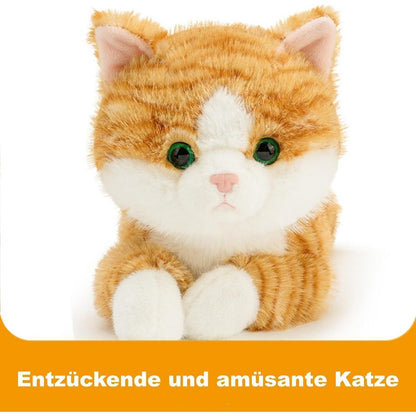 Kuscheltier Katze 30 cm Orange – Flauschig & Niedlich