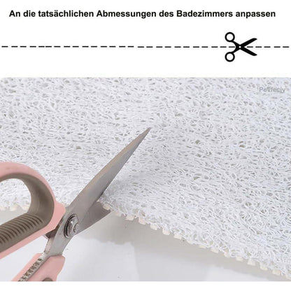Rutschfeste Duschmatte 100x150 cm mit Ablaufloch