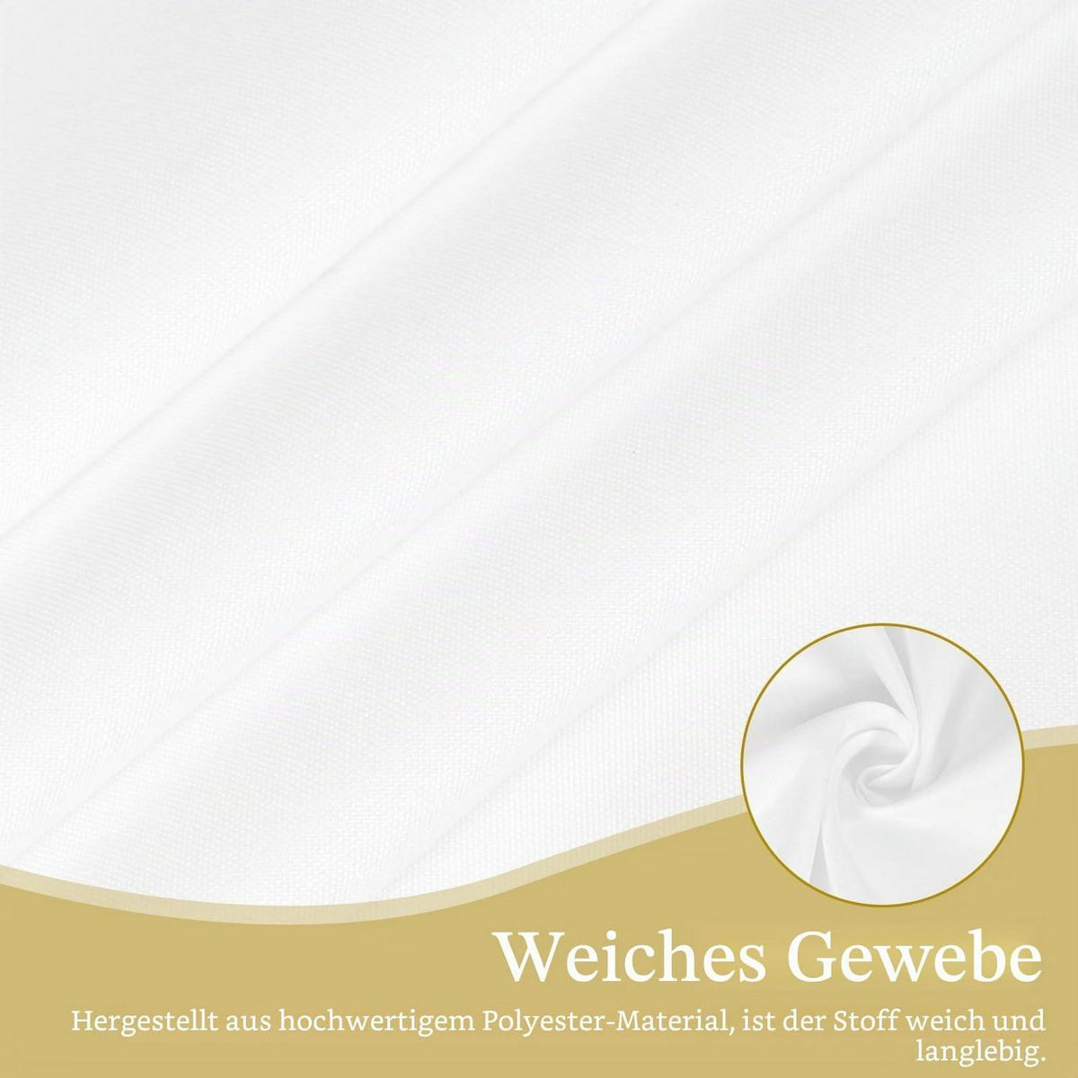10x Biertisch Tischdecke Weiß 250x100cm – Wasserabweisend & Waschbar