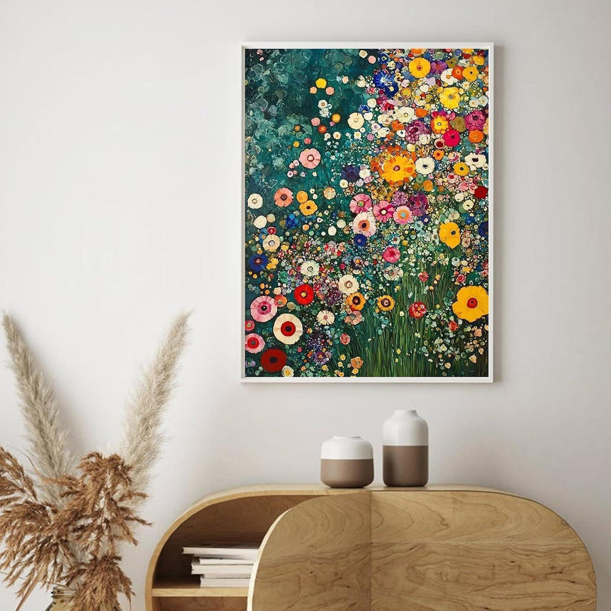 5D Diamond Painting Blumenwiese – Vollbohrer Bastelset 30x40cm