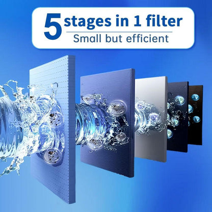 Untertisch Wasserfilter System mit 0,01 Mikron Filter