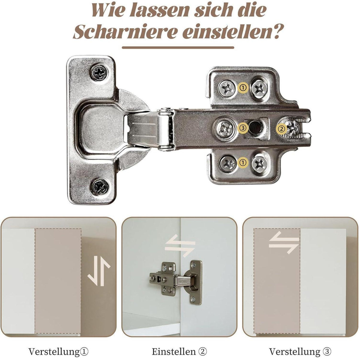 Küchenwagen mit Klappplatte & Schublade – Mobile Kücheninsel Weiß