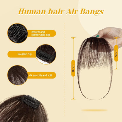 Clip-in Pony Echthaar – Wispy Pony Dunkelbraun #2