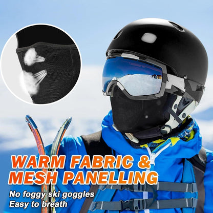 Sturmhaube Fleece Balaclava Winddicht Atmungsaktiv für Outdoor & Motorrad