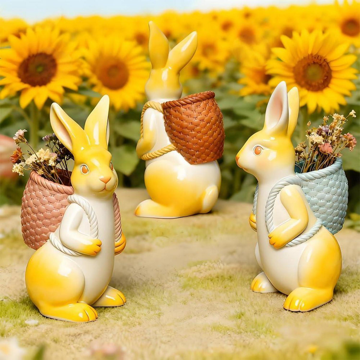 Silikonform Osterhase für Gießharz, Gips & Wachs