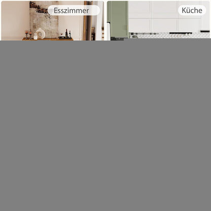 Drehstuhl Esszimmer 6er Set – Chenille Polsterstuhl 360° drehbar