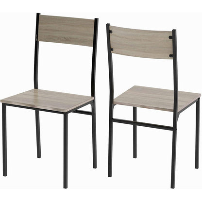 Kompaktes Esstisch-Set mit 2 Stühlen – Modern & Platzsparend