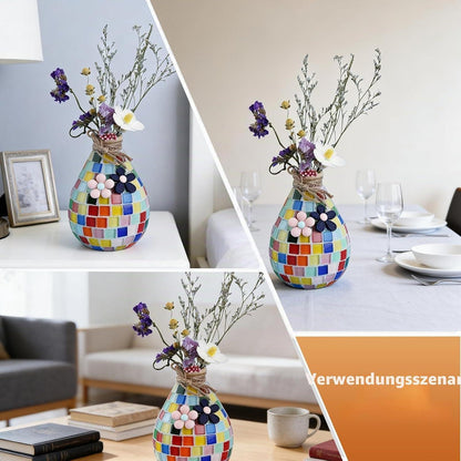 DIY Vasenmosaik Set – Kreatives Basteln für Kinder & Erwachsene