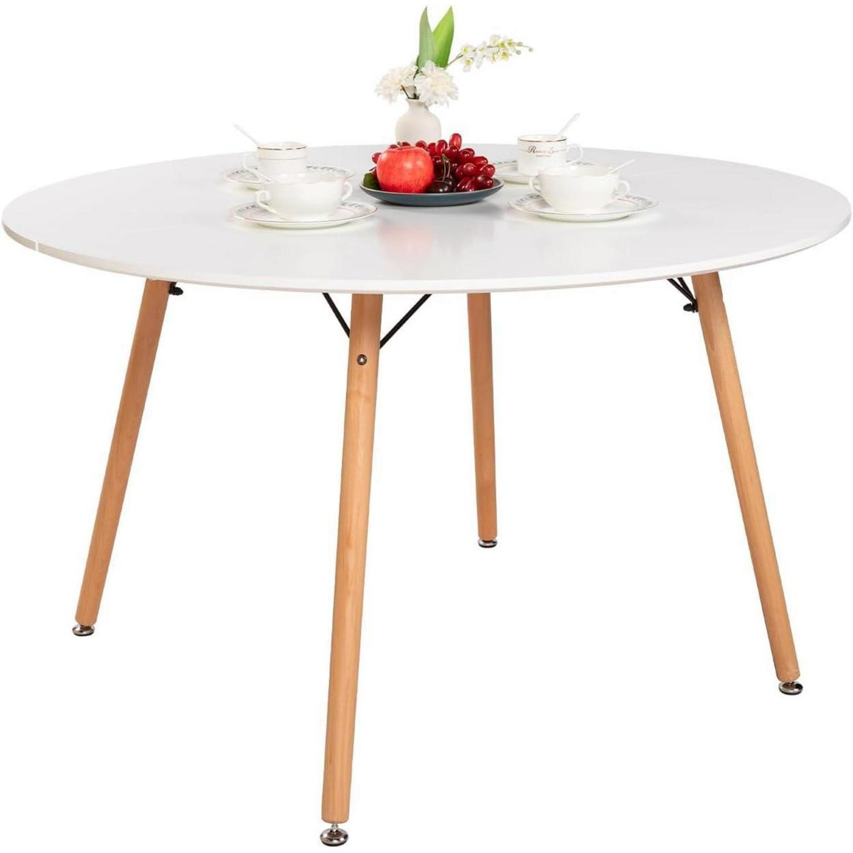 Esstisch Set 120cm mit 4 skandinavischen Stühlen