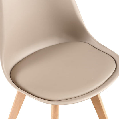 Esstisch Set 120cm mit 2 skandinavischen Stühlen