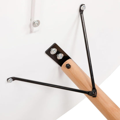Esstisch Set 120cm mit 2 skandinavischen Stühlen