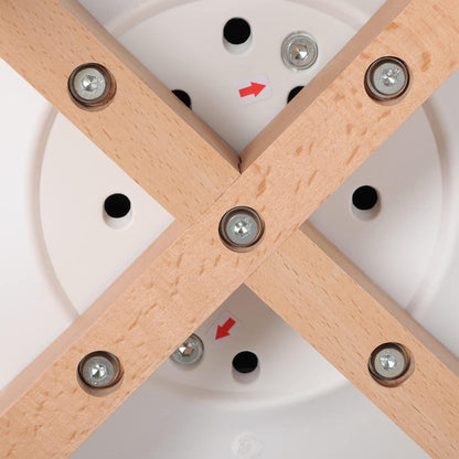 Esstisch Set 120cm Weiß mit 2 Buche Stühlen