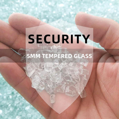 Glasvitrine Standvitrine 4 Etagen Schwarz