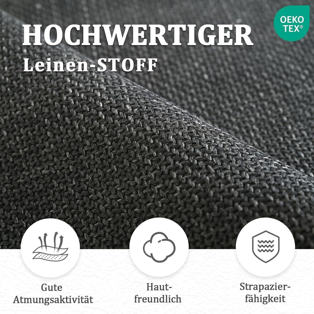 Drehbarer Esszimmerstuhl mit Armlehnen & hoher Rückenlehne