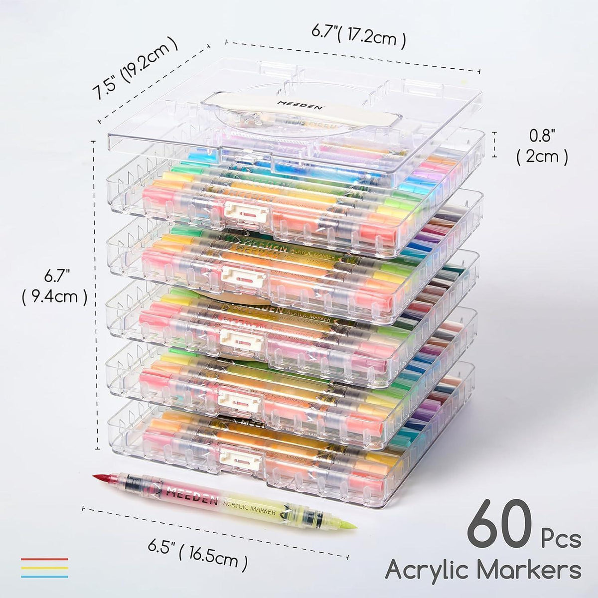 Acrylmarker Pinselspitze 120 Farben – Vielseitige Kunststifte