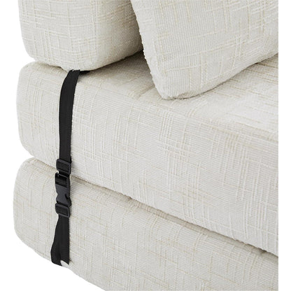 Klappbares Schlafsofa mit Kissen | Boneless Couch für Wohnzimmer