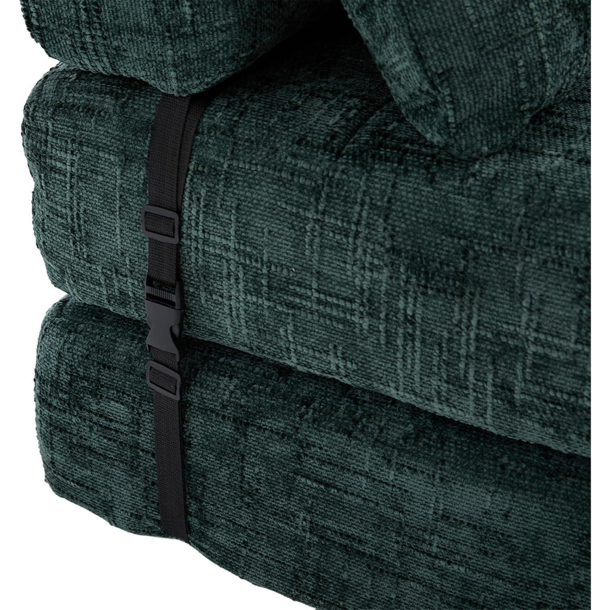 Klappbares Schlafsofa Smaragd – Komfortables Boneless Sofa ohne Montage