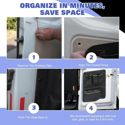 Scheunentor-Organizer für Ford Transit Custom 2012-2023