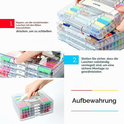 Acrylstifte Set 96 Farben – Doppelspitze für Kunst & Basteln