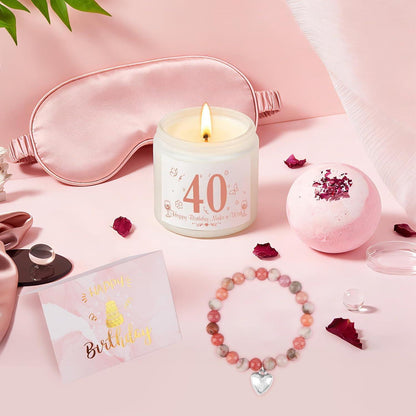 Geschenkset 40. Geburtstag für Frauen – Wellness & Überraschung