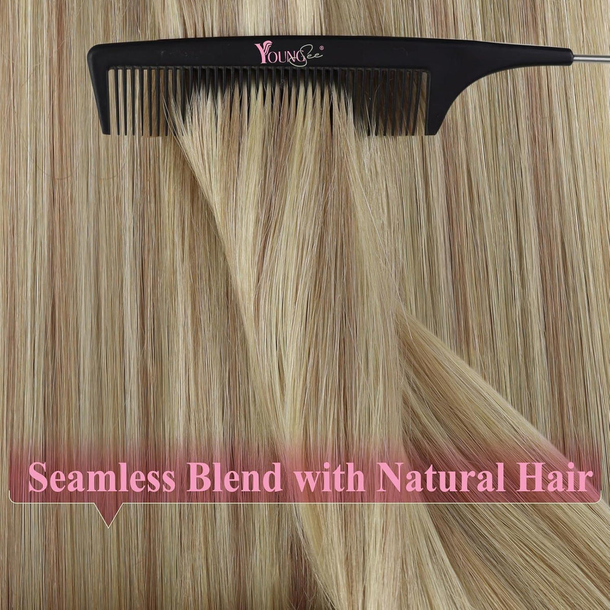 Blond Tape Extensions Echthaar 40cm - 20 Strähnen