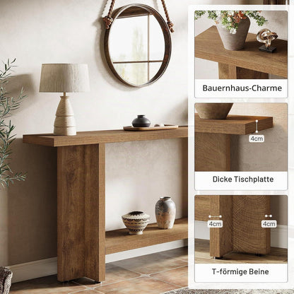 Schmaler Konsolentisch 150cm – Flur, Wohnzimmer, Foyer