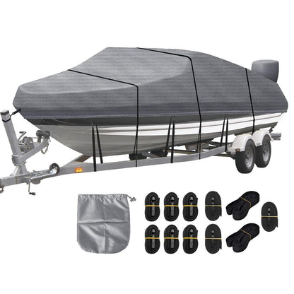 Bootsplane Wasserdicht 20-22ft – Abdeckplane für V-Rumpf Boote