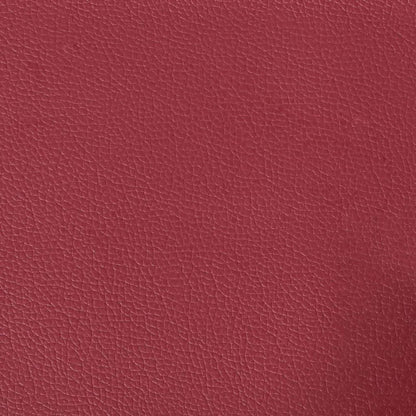 Chesterfield Sessel Kunstleder Wein – 1-Sitzer Polstersofa