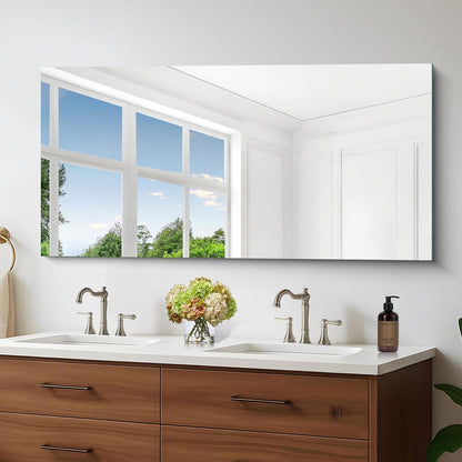 Rahmenloser Wandspiegel Rechteckig 120x60 cm – Modern & Klar