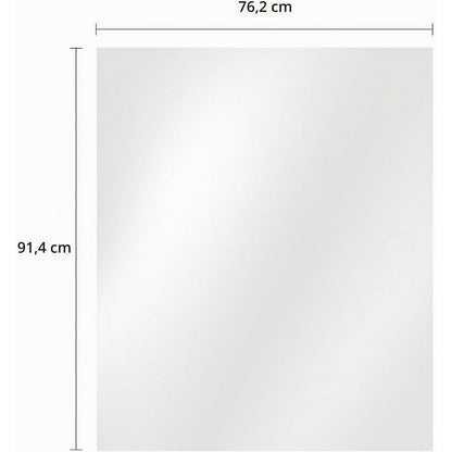 Rahmenloser Wandspiegel Rechteckig 90x75 cm – Modern & Klar
