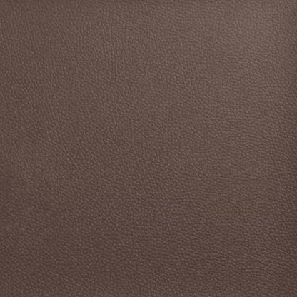 Chesterfield 2-Sitzer Sofa Braun Kunstleder Polstersofa
