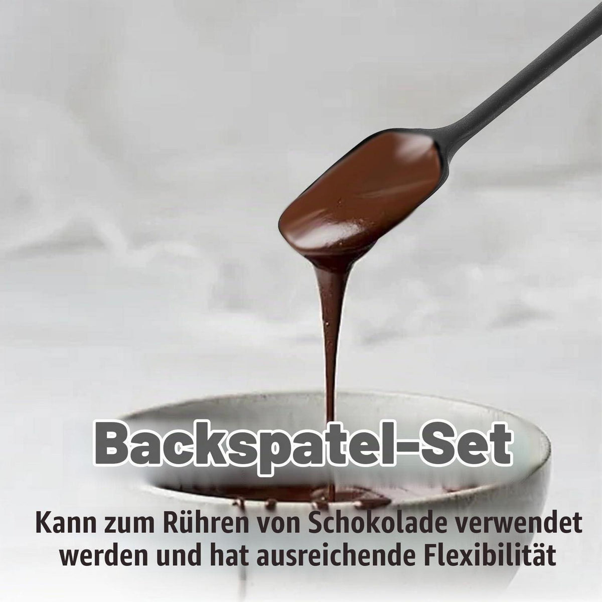 6 Silikonspatel Set Antihaft – Teigschaber & Backhelfer