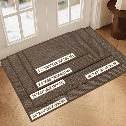 Fussmatte Innen Braun 81x121cm - Rutschfest & Waschbar