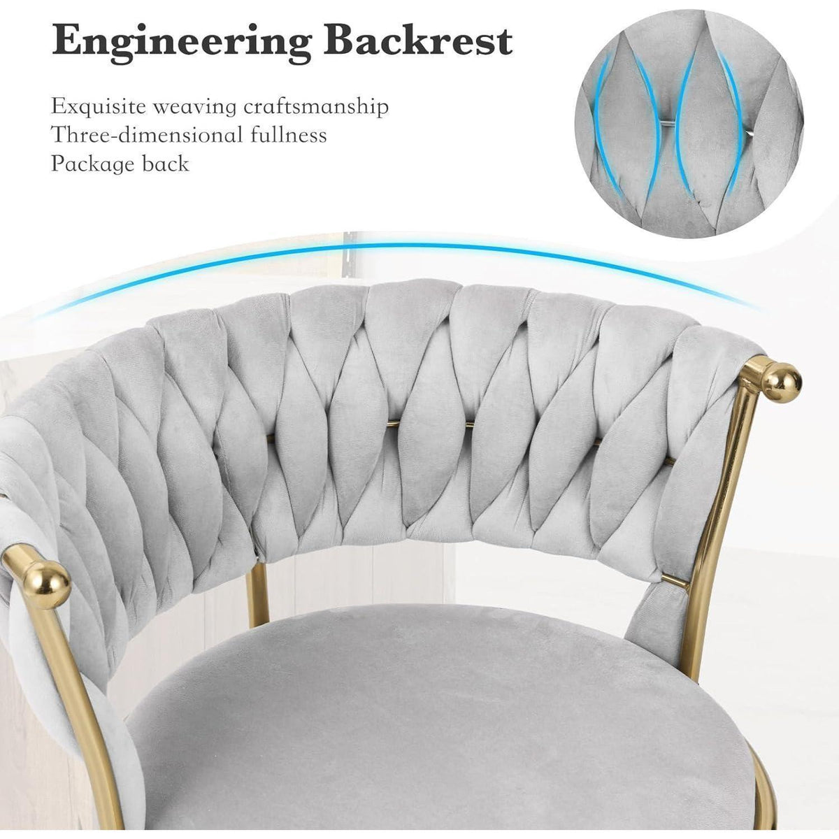 Höhenverstellbarer Barhocker 2er Set | Ergonomisch & Drehbar
