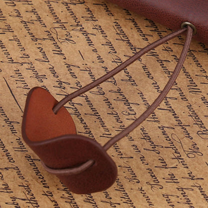 Vintage Notizbuch, Tagebuch Dunkelbraun in Lederoptik