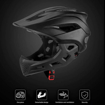 2-in-1 Fahrradhelm Kinder mit Kinnschutz, BMX, Skateboard