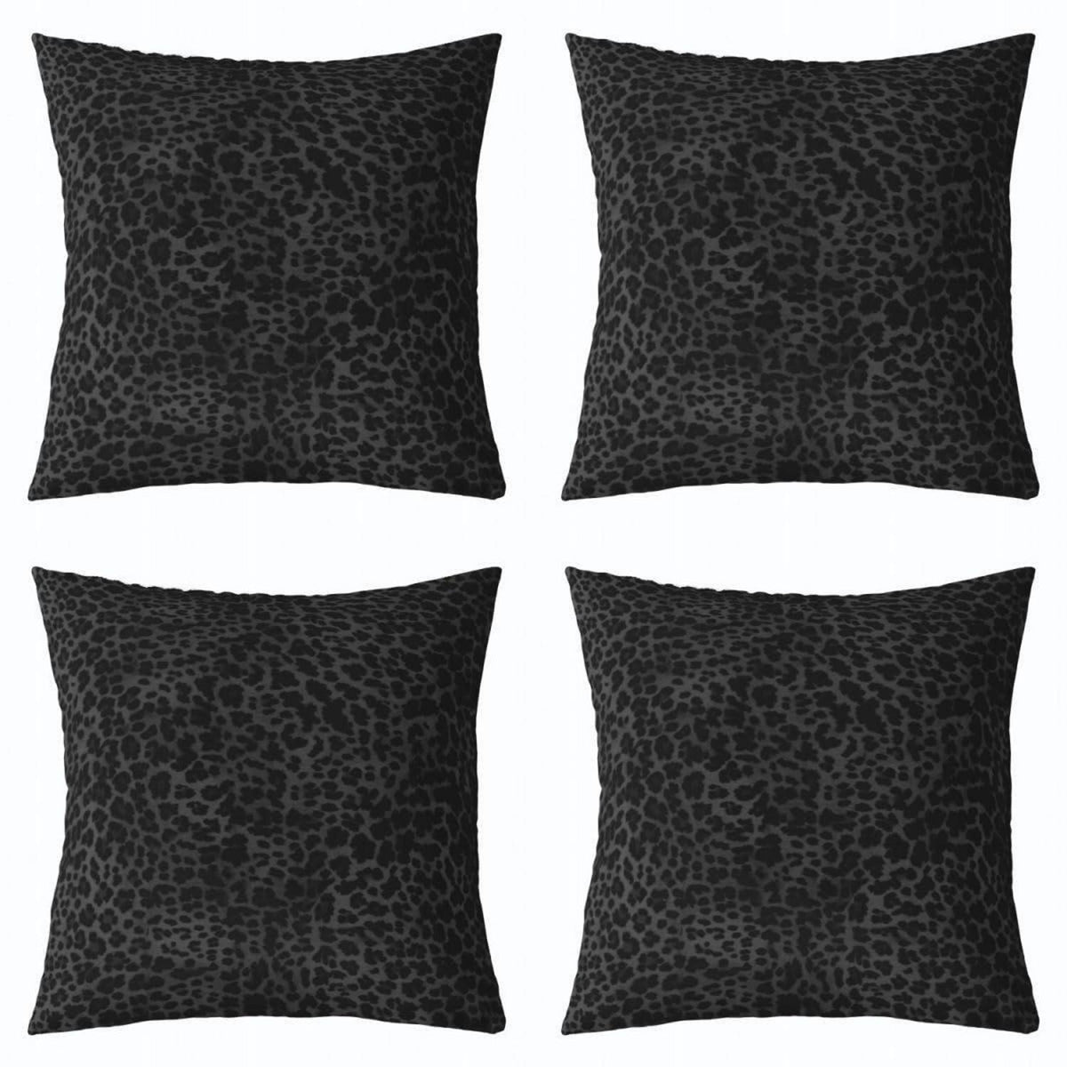 Gepard Kissenbezüge 45x45cm - 2er Set Tierprint Sofakissen