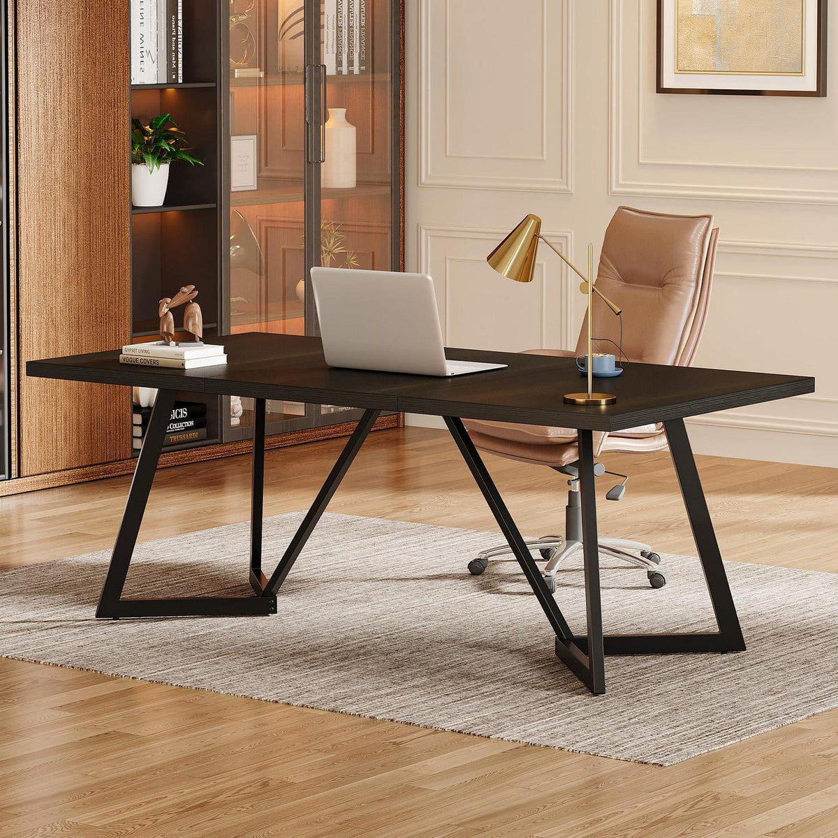 Moderner Computertisch 180 cm – Schreibtisch für Home Office & Büro