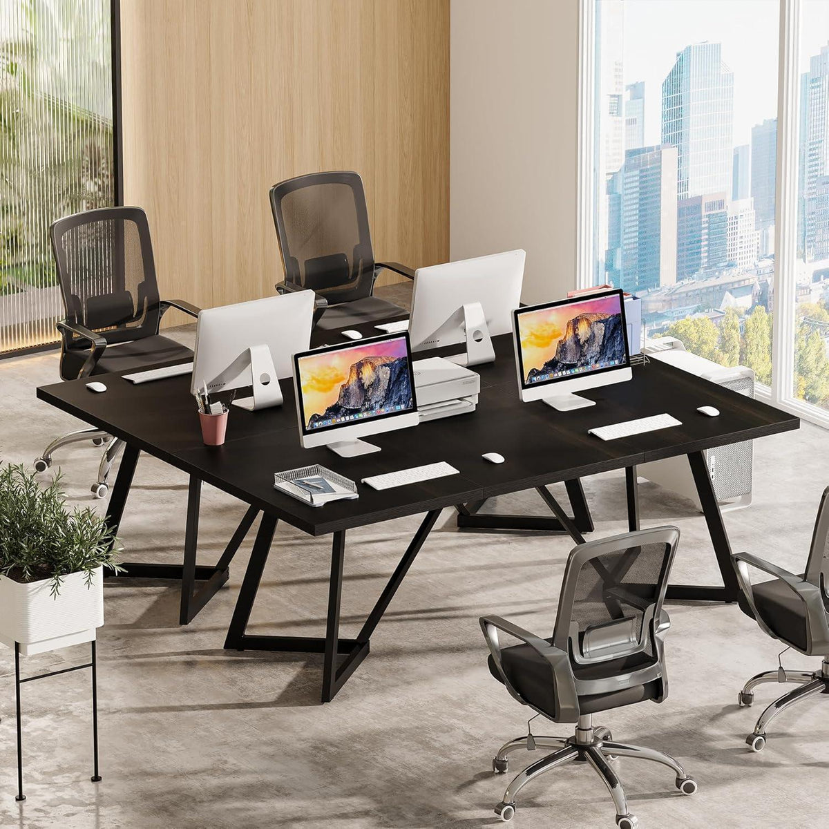 Moderner Computertisch 180 cm – Schreibtisch für Home Office & Büro