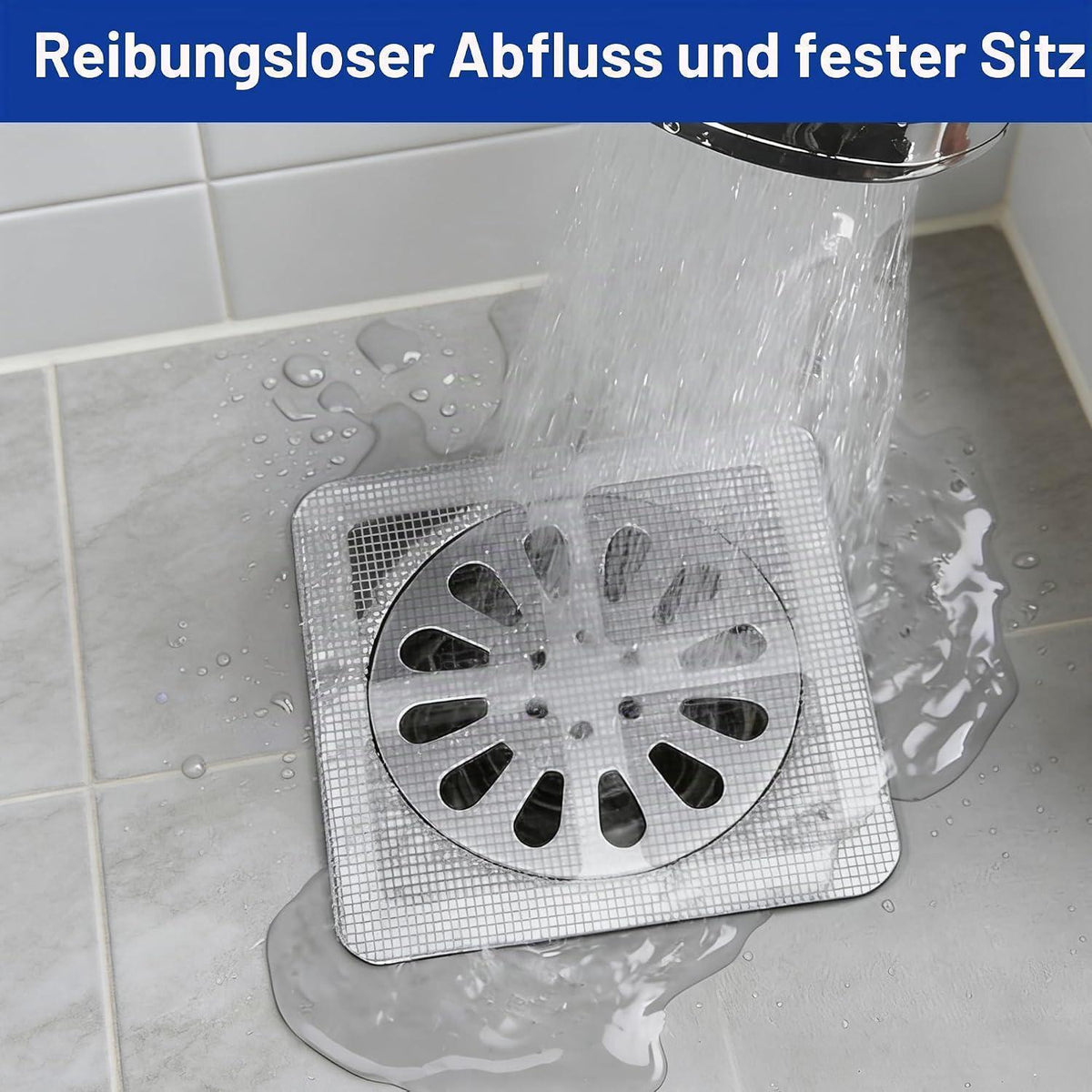 Haarsieb Dusche 100er Pack | Abflusssieb Haarfänger