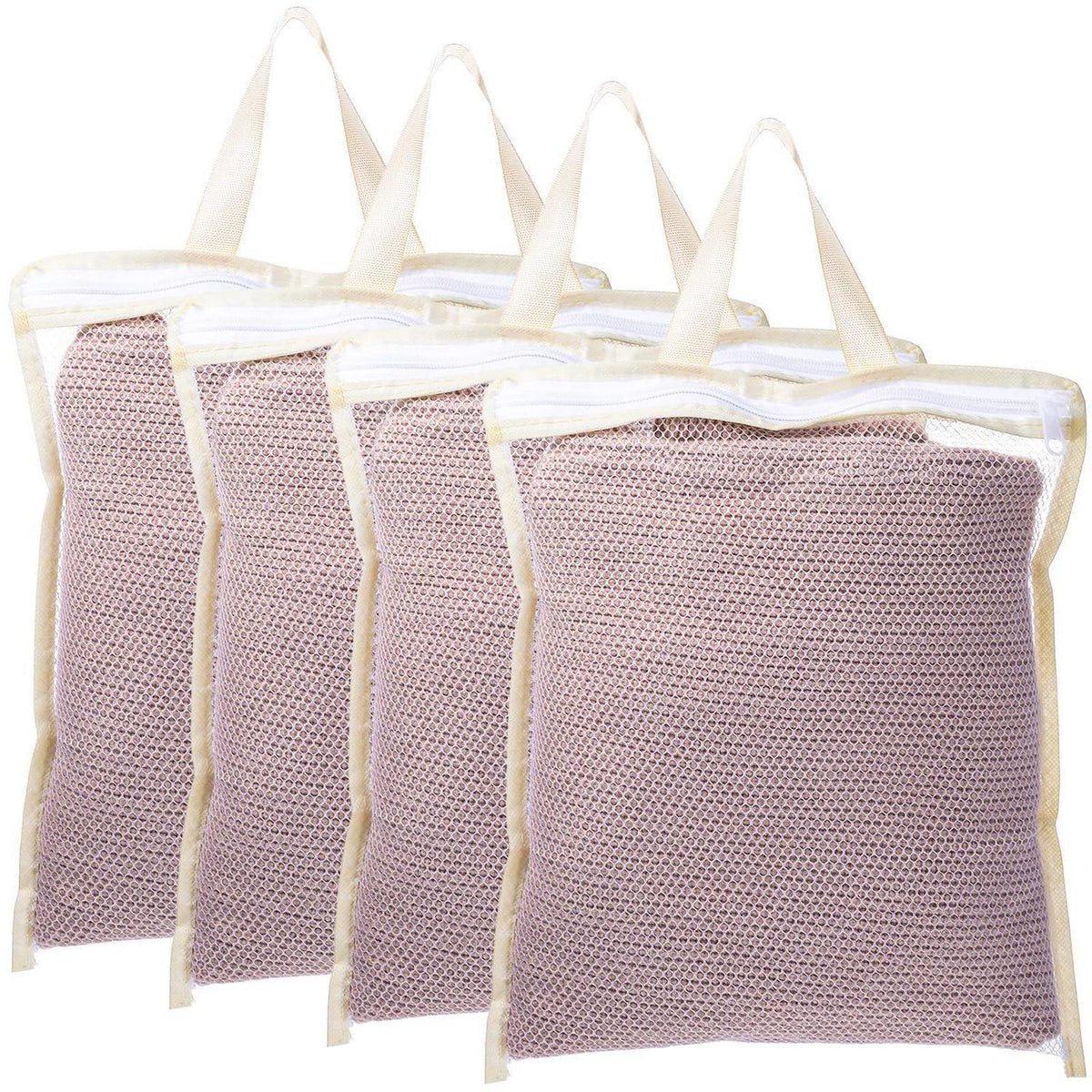 4er-Set Wäschenetze für Feinwäsche 32x27cm