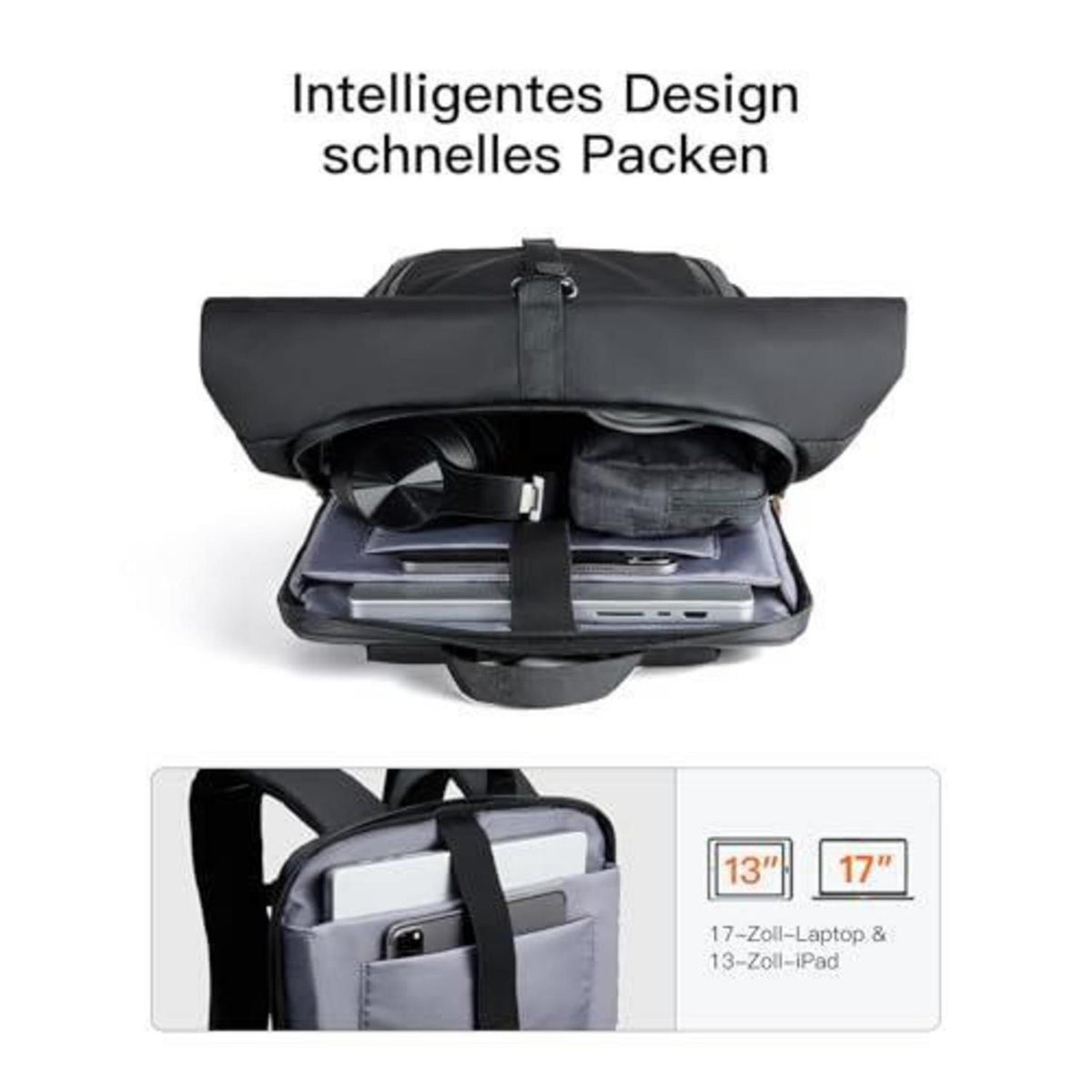 RollTop Rucksack 25L – Spritzwassergeschützt & Vielseitig