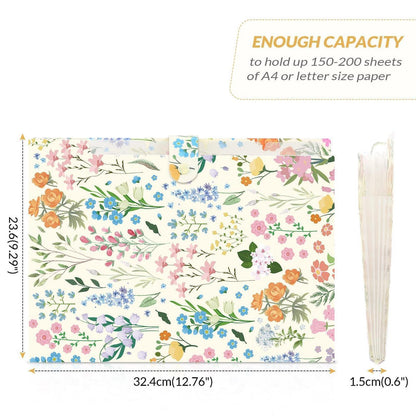 Fächermappe A4 mit farbigen Labels – Ordner für Büro & Schule