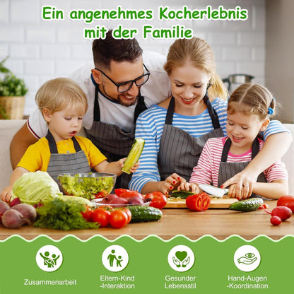 Montessori Schälermesser Set für Kinder – 8-teilig & Sicher