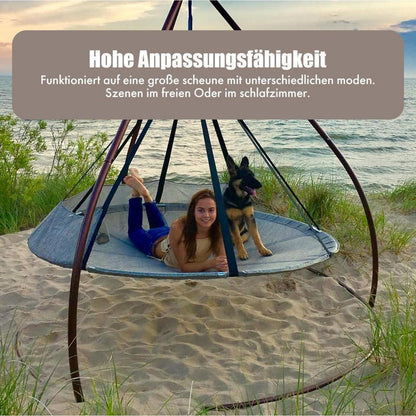 Freistehender Hängesesselständer 210 cm – Stahlgestell für Schaukelstuhl