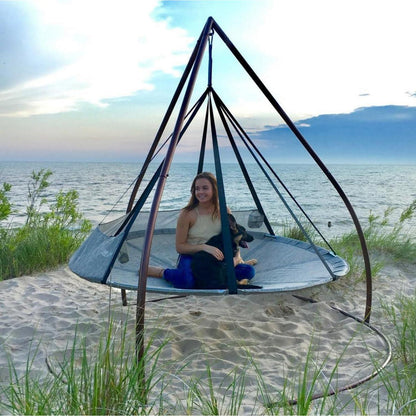 Freistehender Hängesesselständer 210 cm – Stahlgestell für Schaukelstuhl