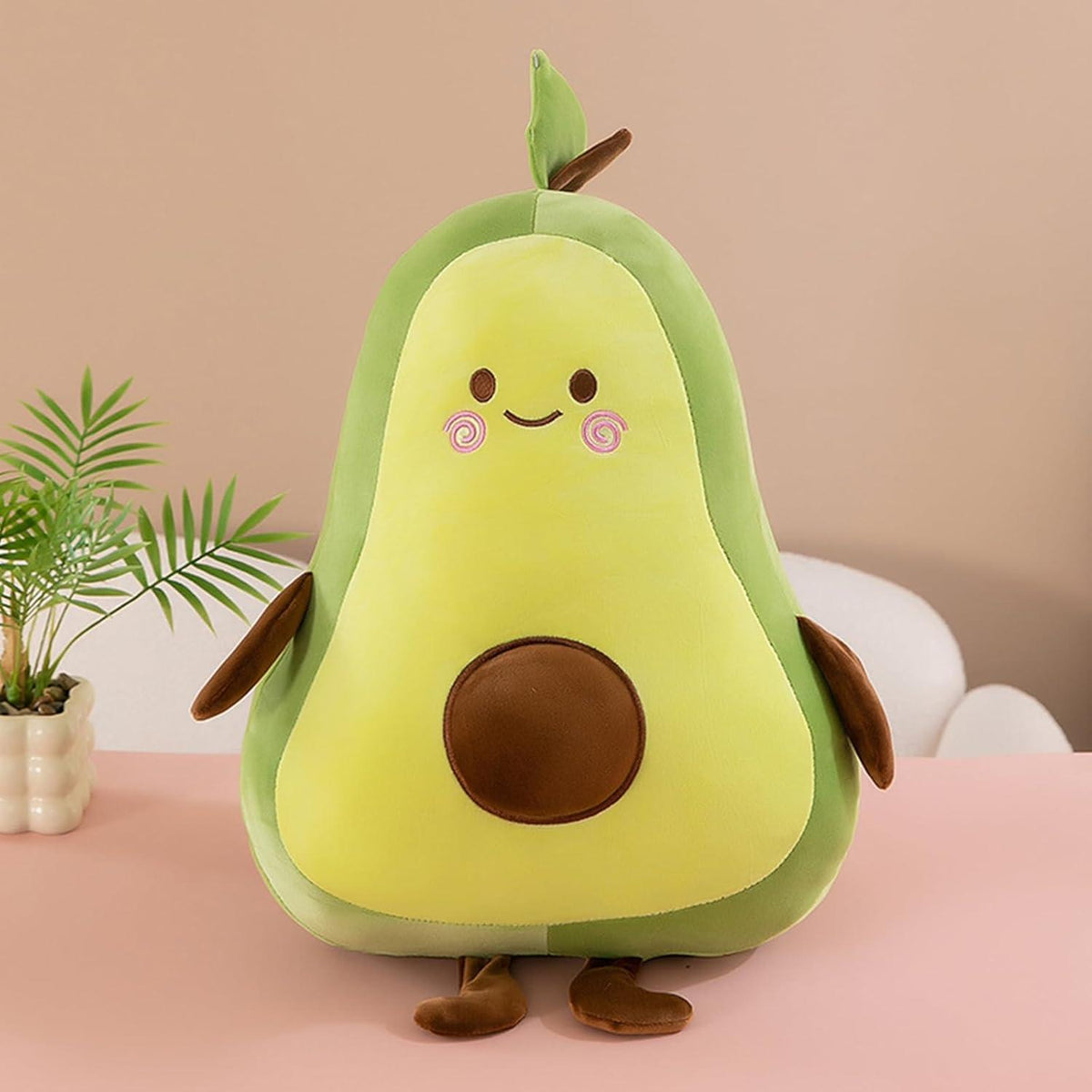 Avocado Kuscheltier 50cm - Weiches Plüschkissen für Kinder